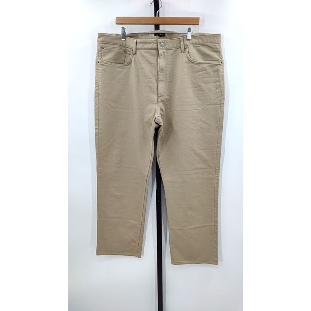 Quince Men Comfort Stretch Traveler 5 Pocket Pants Straight Sand Dune 42